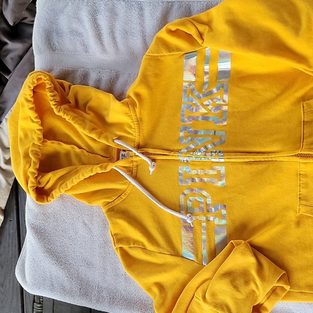 VS Pink zip up hoodie